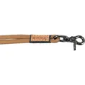 BE NORDIC runde Lederleine XS-L: 1,20 m/ 8 mm, braun