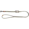 BE NORDIC runde Lederleine XS-L: 1,20 m/ 8 mm, grau