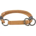 Weiteres Produktbild BE NORDIC rundes halbversenkbares Lederhalsband, braun L-XL: 55 cm / O 10 mm