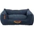 BE NORDIC FÖHR Bett mit Rand, dunkelblau – FUEL SALE 100 x 80 cm
