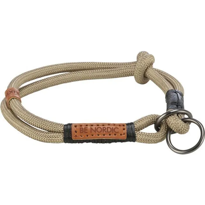 Hauptbild des Produkts BE NORDIC polostahovací obojek, písková/černá M: 45 cm/ o 8 mm