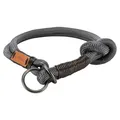 Weiteres Produktbild BE NORDIC halb einziehbares Halsband, dunkelgrau/braun M: 45 cm/8 mm