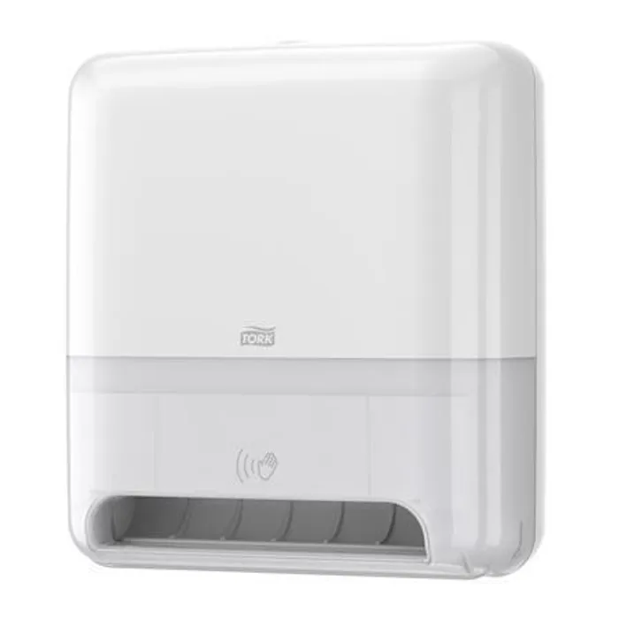 Hauptbild des Produkts Bezdotykový zásobník na ručníky v roli Matic-Box TORK 551100 bílý H1 [1 ks]