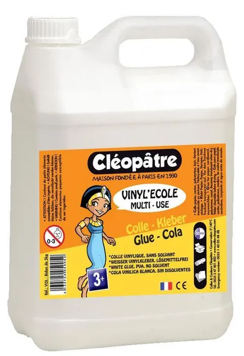 Hauptbild des Produkts Bílé PVA lepidlo VINYL'ECOLE 5 kg, CLEOPATRE