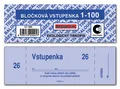 Bločková vstupenka 1-100 ET300