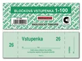 Weiteres Produktbild Bločková vstupenka 1-100 ET300