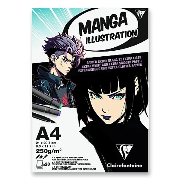 Hauptbild des Produkts Blok Clairefontaine Manga Illustration A4