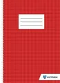 Schreibblock, quadratisch, Drahtringbindung, A4, 70 Blatt, VICTORIA