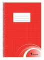 Schreibblock, quadratisch, Drahtringbindung, A4, 70 Blatt, VICTORIA