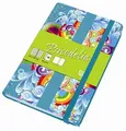 Schreibblock "Psicodelia", verschiedene Farben, liniert, Hartdeckel, A6, 96 Blatt, UNIPAPEL
