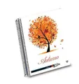 Schreibblock "Tempo Seasons", Motiv Jahreszeiten, liniert, Drahtkammbindung, A6