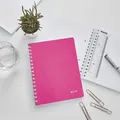 Weiteres Produktbild Blok na psaní "Wow", metalická růžová, A5, linkovaný, LEITZ