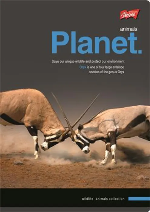 Hauptbild des Produkts Blok se spirálou "Planet", čtverečkovaný, A5, 96 listů, UNIPAP