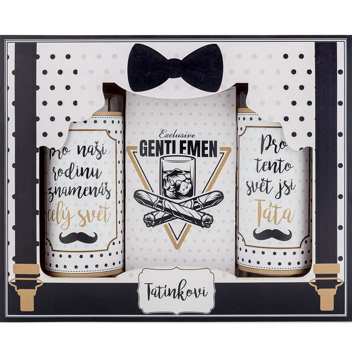 Hauptbild des Produkts Bohemia Gifts Pro tatínka - Gentleman sprchový gel + šampon + sůl do koupele