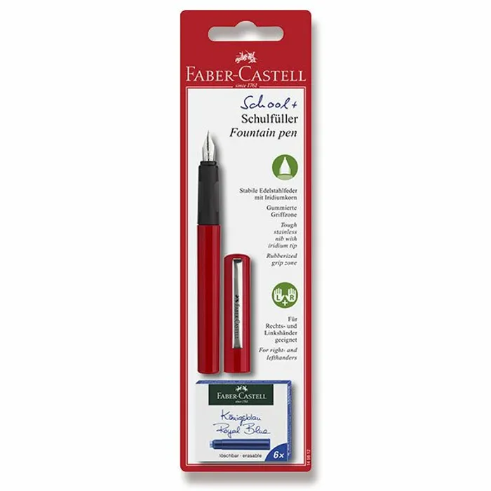 Hauptbild des Produkts Bombičkové pero Faber-Castell červené