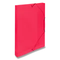 Transparente rote Dokumentenbox