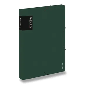 PP-Box mit Gummi A4 VERDE grün