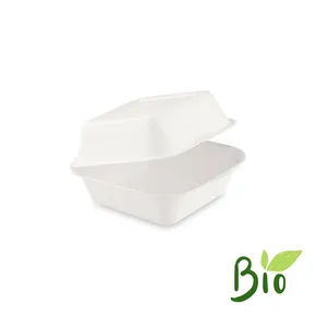 Burgerbox Zuckerrohr-Bagasse 152 x 150 x 78 mm [50 St.]