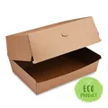 Burgerbox Plus (PAP FSC Mix) fettdicht kraft 195 x 135 x 100 mm [50 St.]