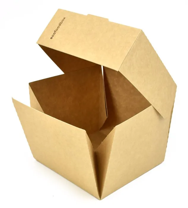 Hauptbild des Produkts Box na hamburger,eko, kraft, 120 x 118 x 105 mm [25 ks]