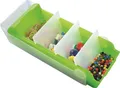Box zur Aufbewahrung, A8, HELIT „BeeBox“, zitronengelb transparent