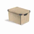 Box, Kunststoff, 22 l, mit „Bambus“-Muster, CURVER