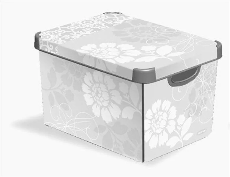 Hauptbild des Produkts Box, plastový, 22 l, se vzorem "Romantik", CURVER