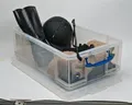 Box, Kunststoff, 50 l, durchsichtig, WIRKLICH NÜTZLICH