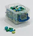 Box, Kunststoff, mit Deckel, 0,3 l, transparent, WIRKLICH NÜTZLICH