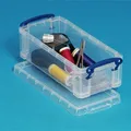 Weiteres Produktbild Box, Kunststoff, mit Deckel, 0,9 l, transparent, WIRKLICH NÜTZLICH