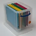Weiteres Produktbild Box, Kunststoff, mit Deckel, 19 l, transparent, WIRKLICH NÜTZLICH