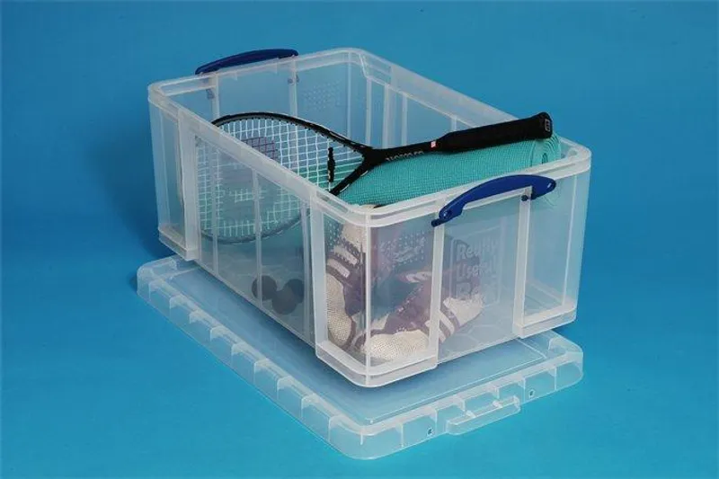Hauptbild des Produkts Box, plastový, s víkem, 64 l, průhledný, REALLY USEFUL