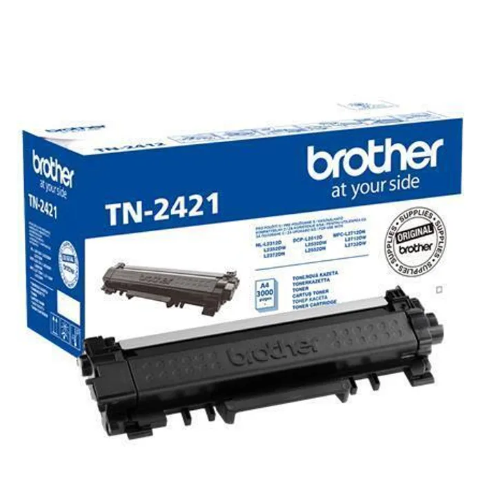Hauptbild des Produkts Brother originální toner TN2421, black, 3000str., Brother DCP-L2532DW, DCP-L2552DN, HL-L2