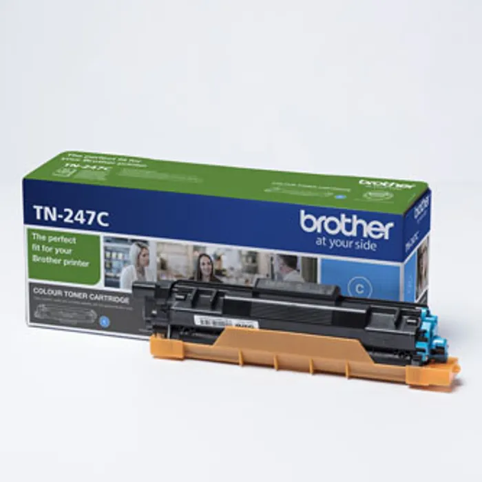 Hauptbild des Produkts Brother originální toner TN247C, cyan, 2300str., Brother DCP-L3510CDW, DCP-L3550CDW, HL-L