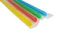 BUBBLE TEA Plastikstrohhalme 12x210mm Mix [100 Stück] (wiederverwendbar)