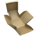 Burgerbox (PAP FSC Mix) faltbar fettdicht kraft 120 x 120 x 100 mm [100 St.]