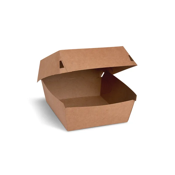 Hauptbild des Produkts Burger box (PAP) kraft 115 x 115 x 78 mm [100 ks]