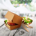 Burgerbox (PAP) kraft 115 x 115 x 78 mm [100 St.]