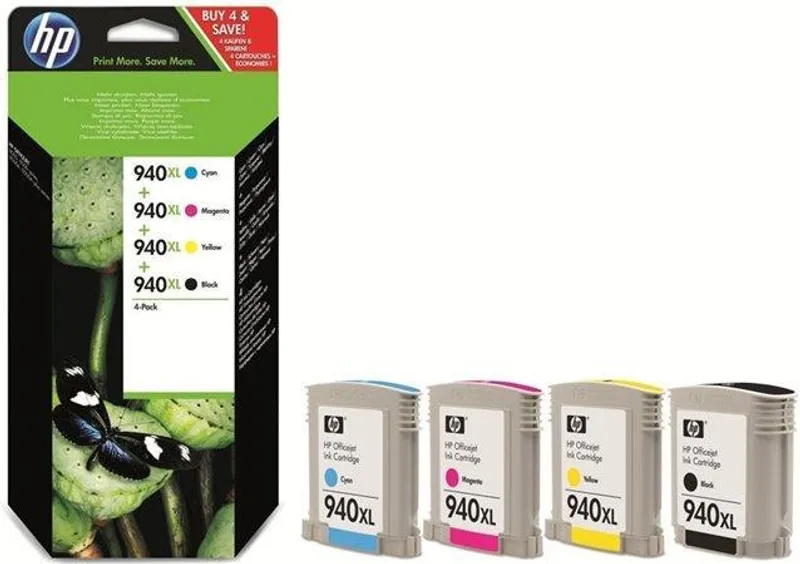 Hauptbild des Produkts C2N93A Inkjet cart. pro multipack Officejet Pro 8000, HP 940xl c+m+y+k