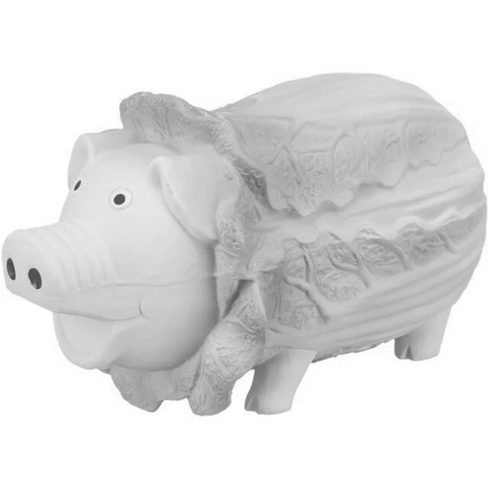 Hauptbild des Produkts Cabbage Pig - prasátko v zelí, 23 cm, latexová hračka se zvukem, světlezelená