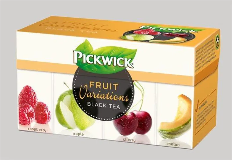 Hauptbild des Produkts Čaj, černý, 20x1,5 g, PICKWICK "Variace", malina, zelené jablko, kyselá třešeň, meloun