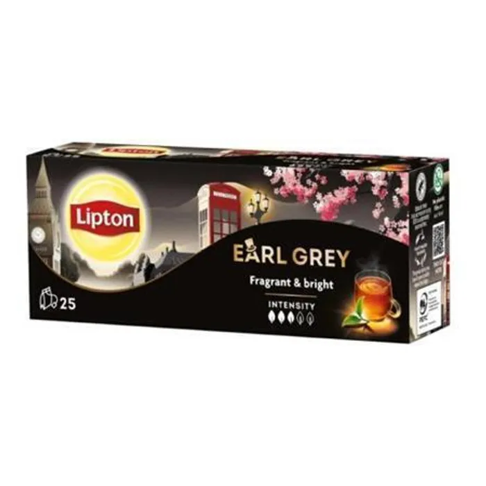 Hauptbild des Produkts Čaj, černý, 25x2 g, LIPTON "Earl Gray"