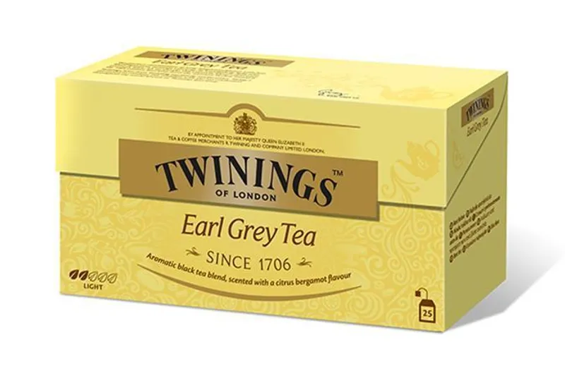 Hauptbild des Produkts Čaj, černý, 25x2 g, TWININGS "Earl grey"