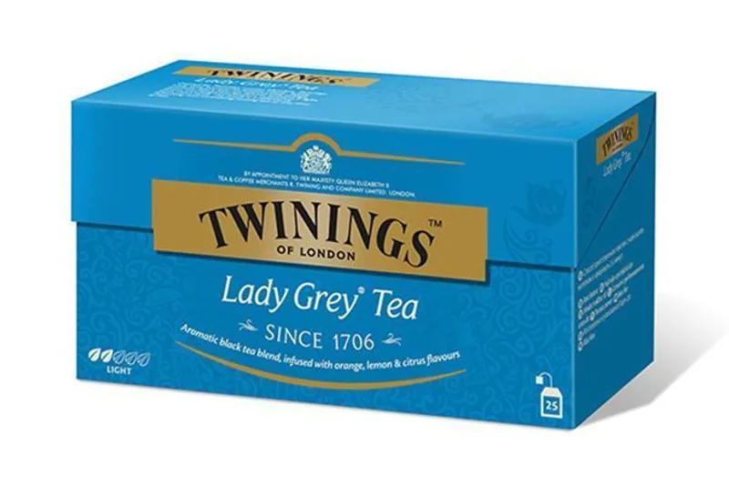 Hauptbild des Produkts Čaj, černý, 25x2 g, TWININGS "Lady grey"