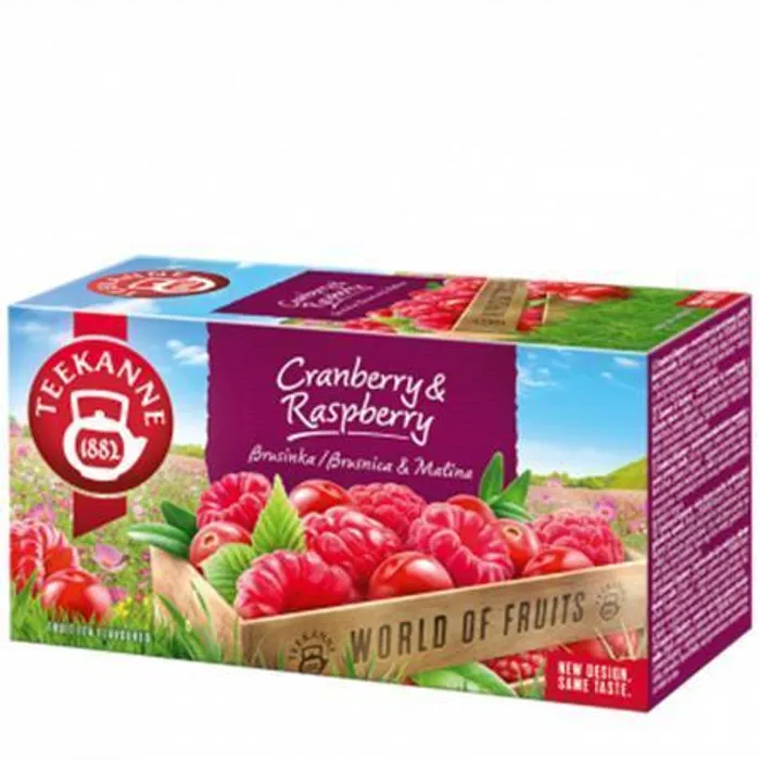 Hauptbild des Produkts Čaj, ovocný, 20x2,5 g, TEEKANNE "Red berries" brusinka-malina