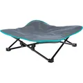 Weiteres Produktbild Campingbett STRONG für Hunde, dunkelgrau/petroleum 69 x 20 x 69 cm