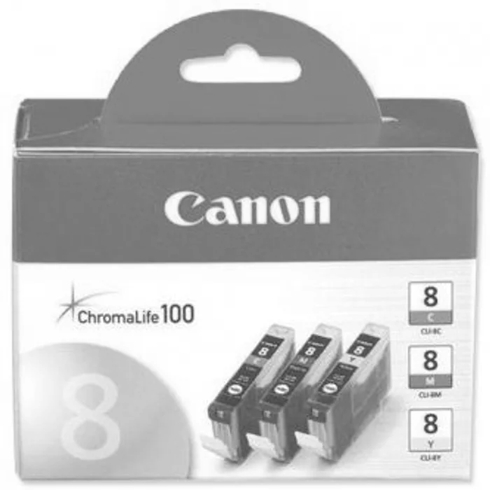 Hauptbild des Produkts Canon originální ink CLI8CMY, cyan/magenta/yellow, 0621B029, 0621B026, Canon iP4200, iP52