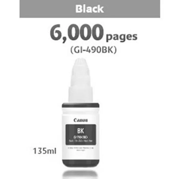 Hauptbild des Produkts Canon originální ink GI-490 Bk, black, 6000str., 135ml, 0663C001, Canon PIXMA G1400, G240