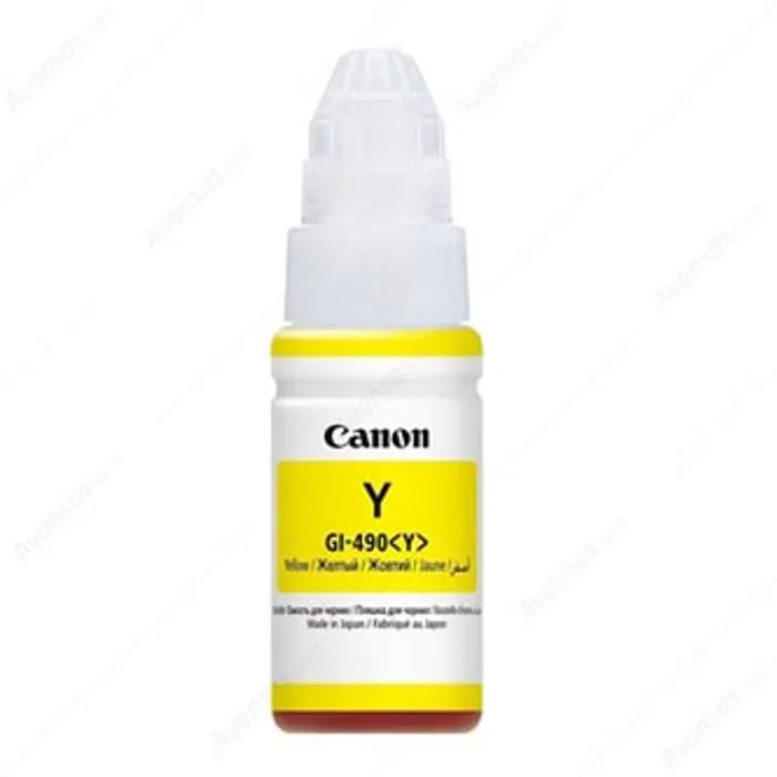 Hauptbild des Produkts Canon originální ink GI-490 Y, yellow, 7000str., 70ml, 0666C001, Canon PIXMA G1400, G2400