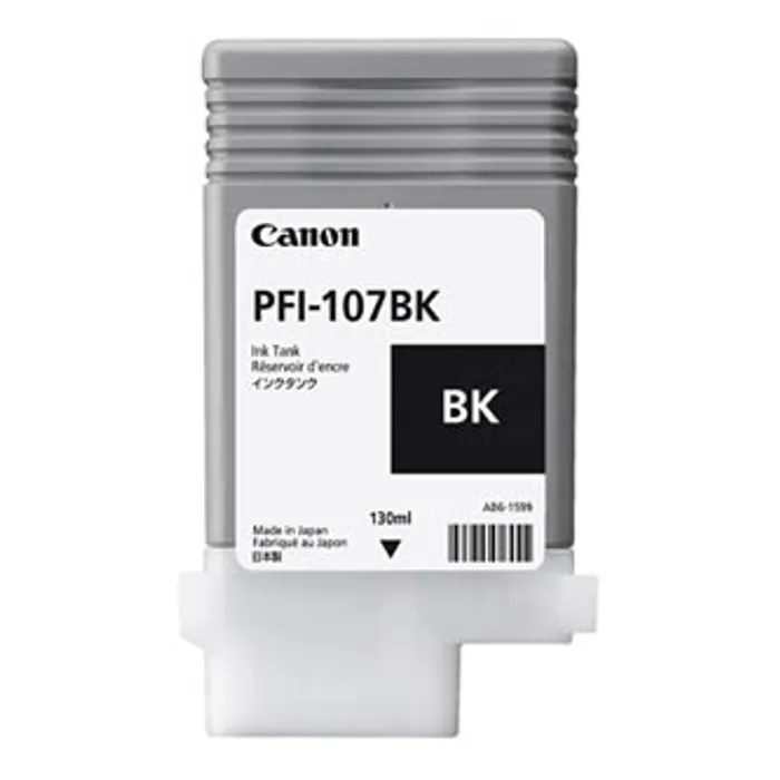 Hauptbild des Produkts Canon originální ink PFI107BK, black, 130ml, 6705B001, Canon iPF-680, 685, 780, 785
